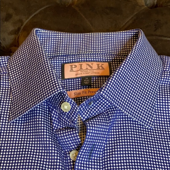Thomas Pink Slim Fit Prestige Dress 